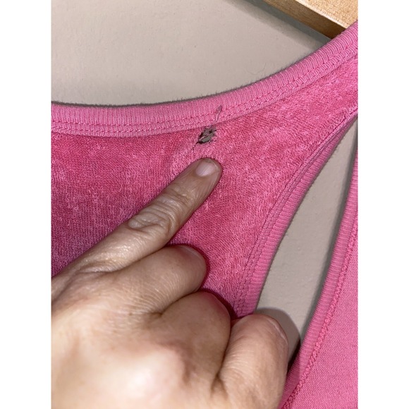 Victoria's Secret Country Medium Pink Terry Cloth Vintage Lounge Resort - Picture 5 of 5